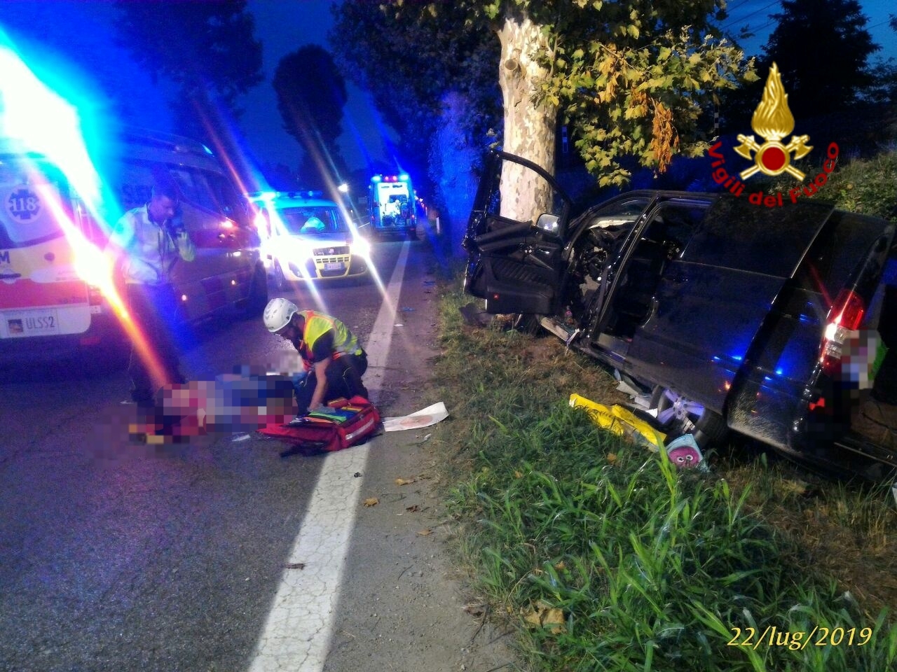 INCIDENTE MORTALE A PONTE DELLA PRIULA: DUE VITTIME