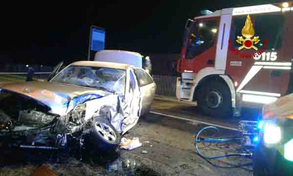 INCIDENTE A CALDOGNO, 3 FERITI