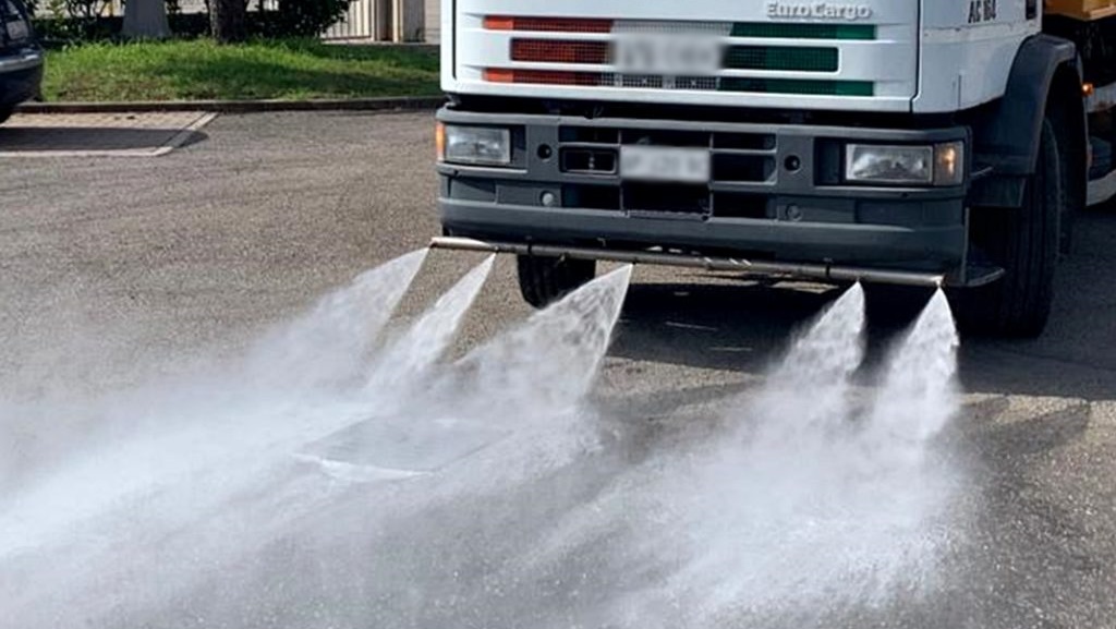 PORTOGRUARO: SANIFICAZIONE DELLE STRADE AL VIA